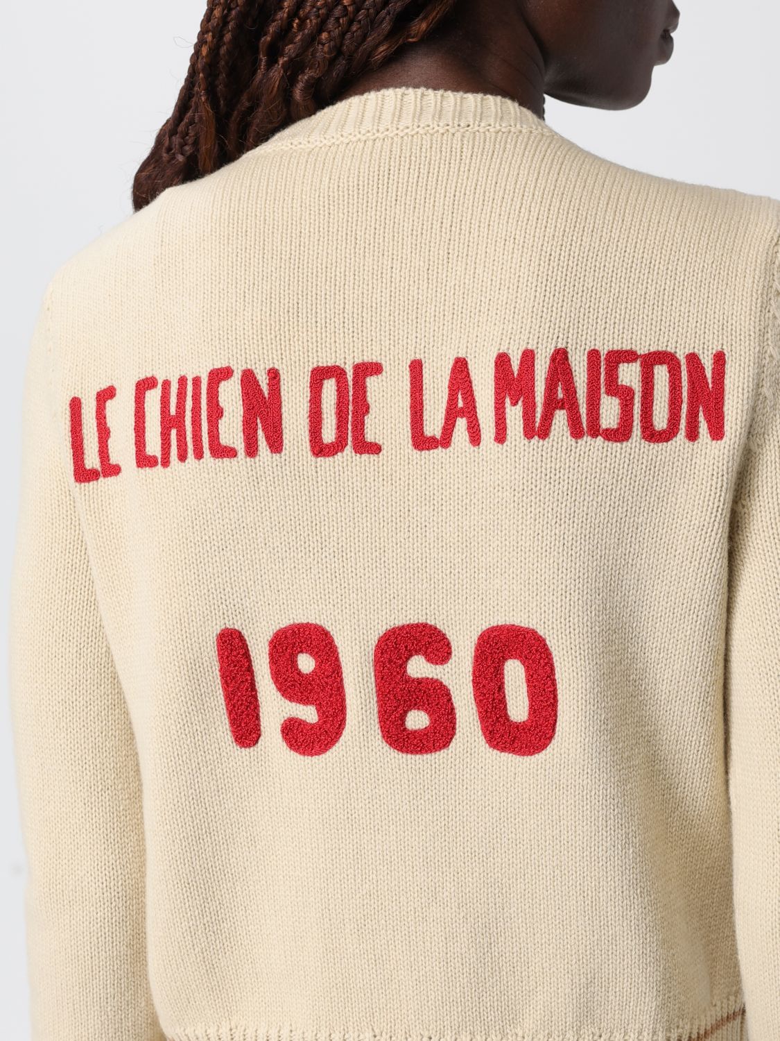 Valentino Sweater Woman Yellow Cream