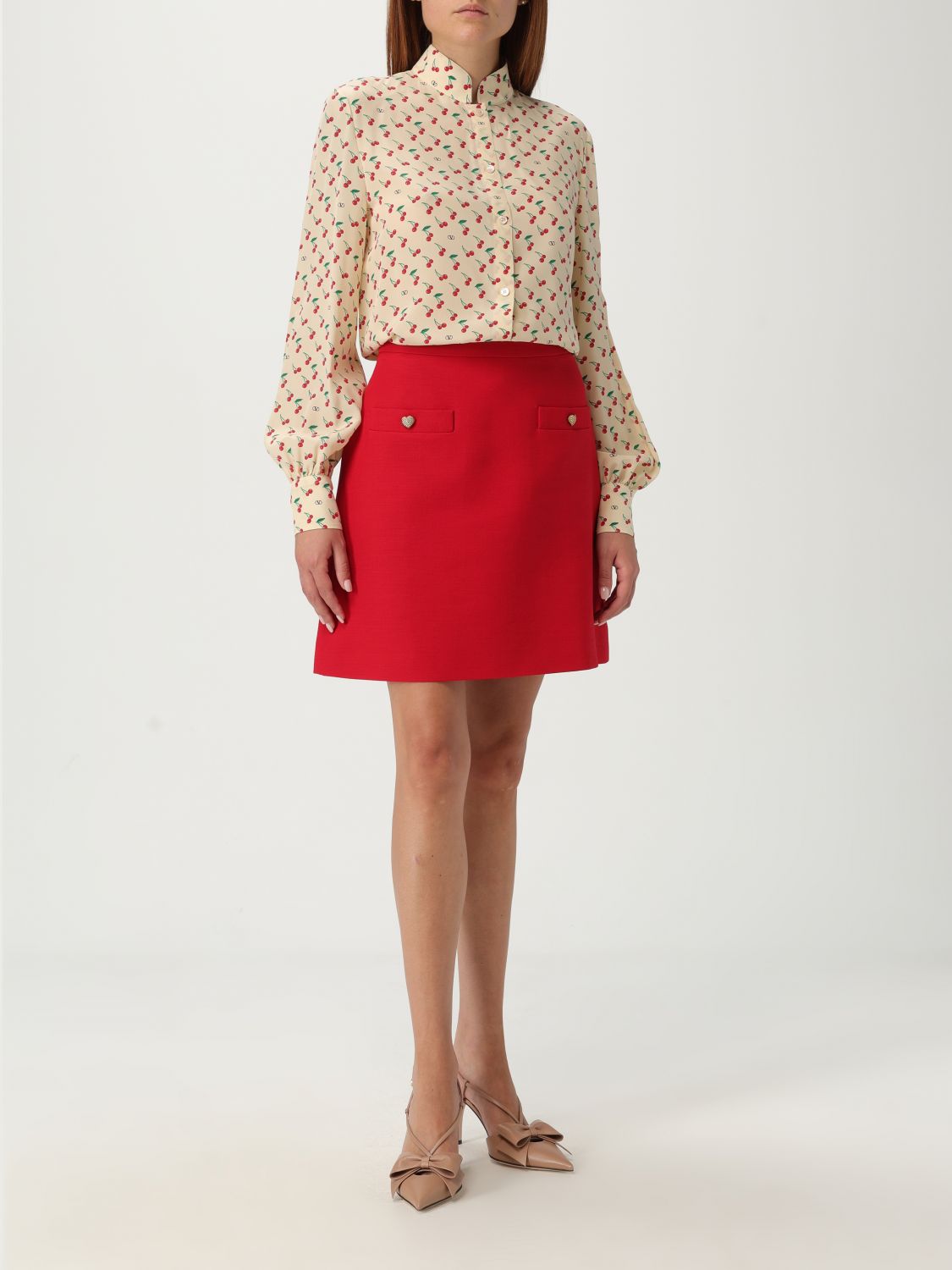 Valentino Shirt Woman Yellow Cream