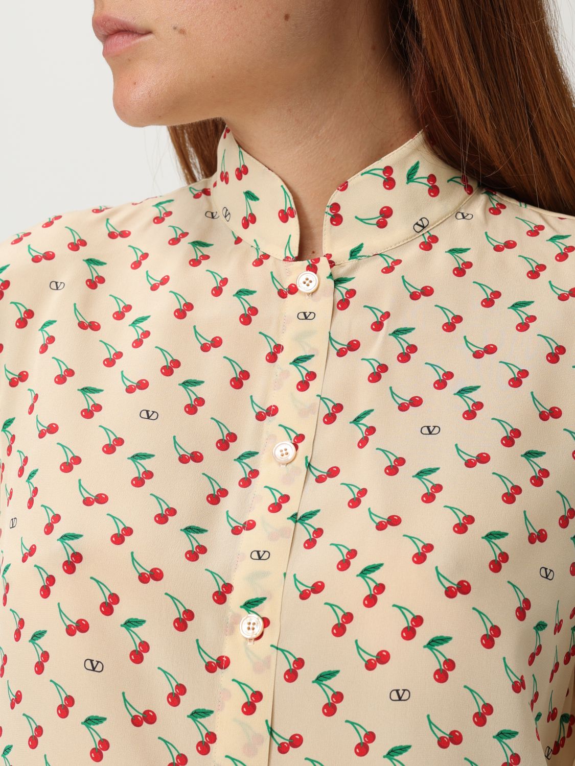 Valentino Shirt Woman Yellow Cream