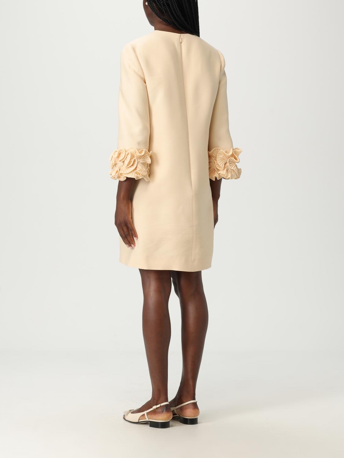 Valentino Dress Woman Yellow Cream