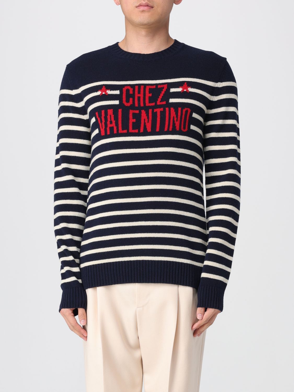 Valentino Sweater Men Blue