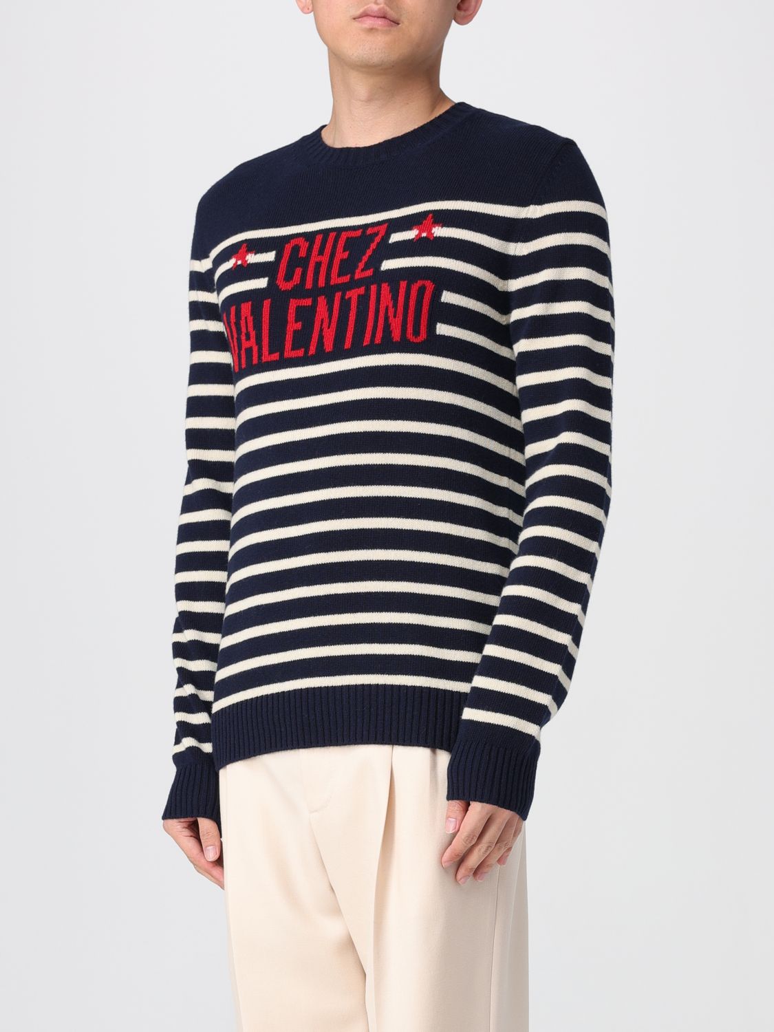 Valentino Sweater Men Blue
