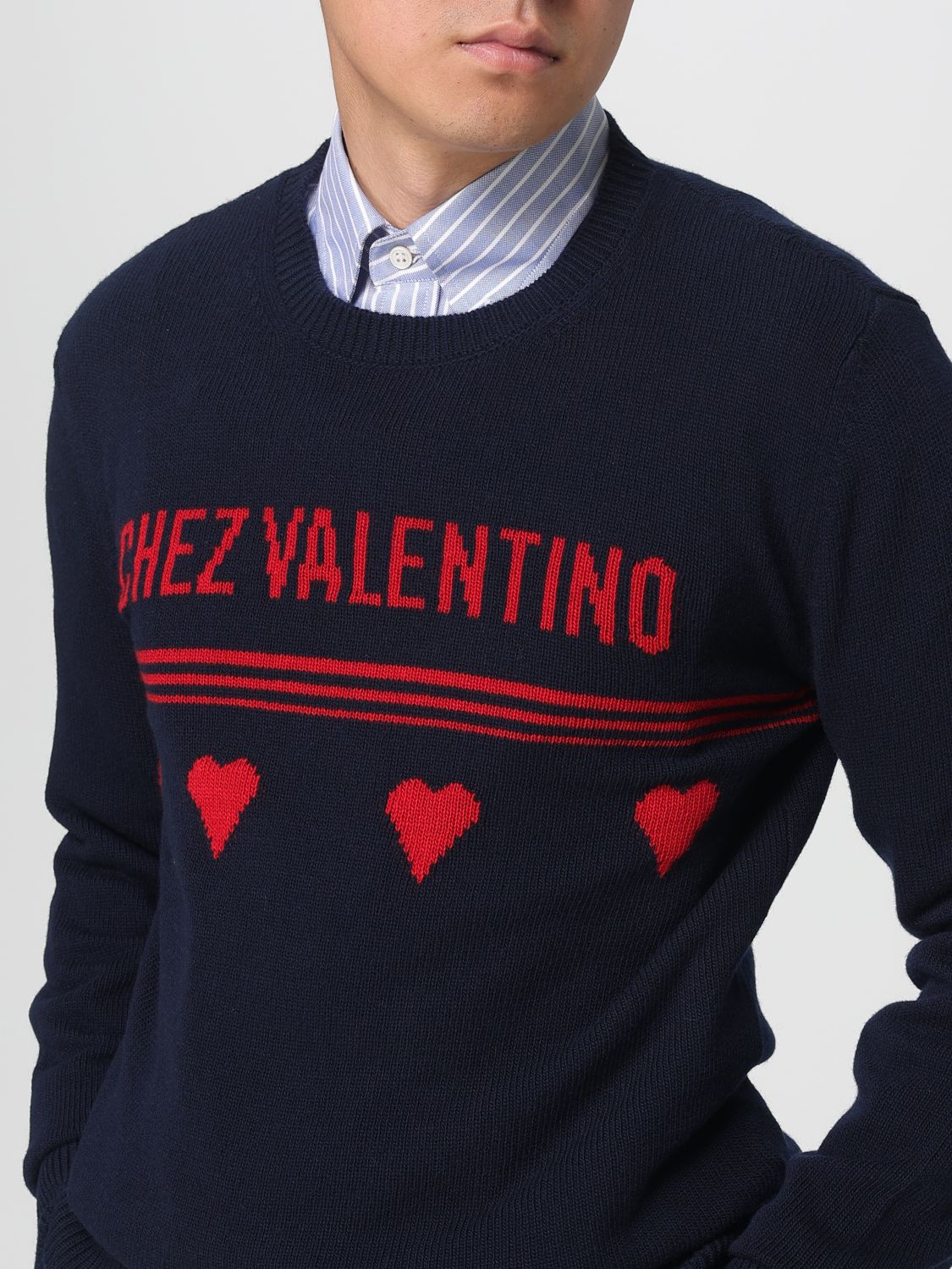 Valentino Sweater Men Blue