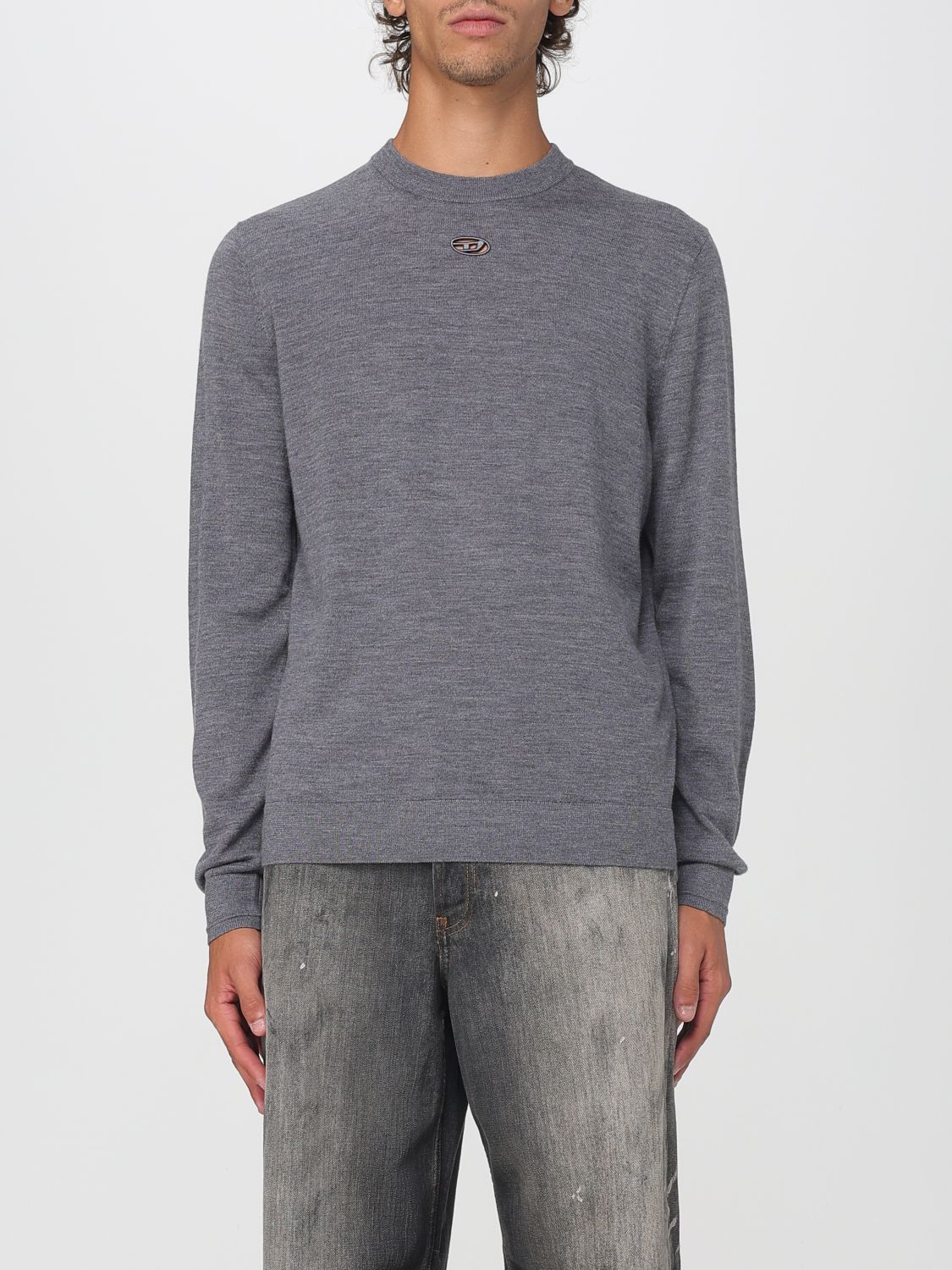 Diesel Sweater Men Grey