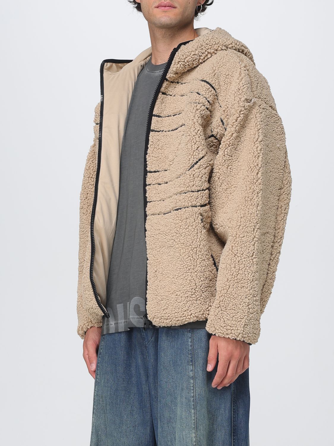 Diesel Jacket Men Charcoal