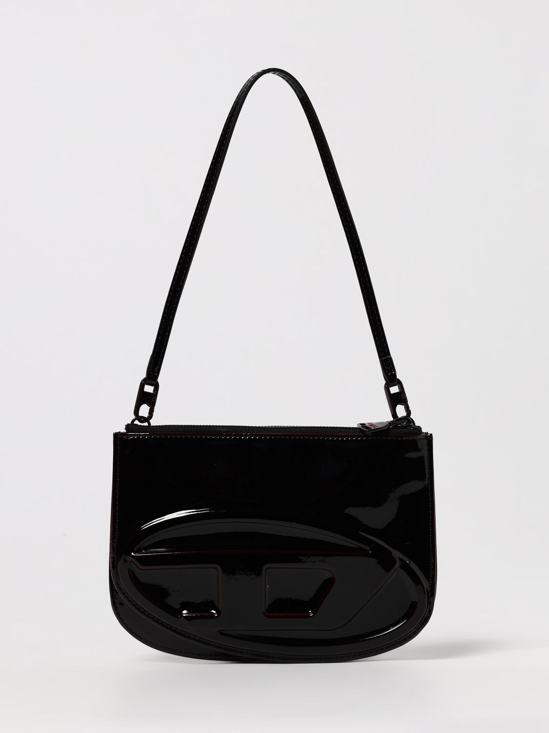 Diesel Shoulder Bag Woman Burgundy