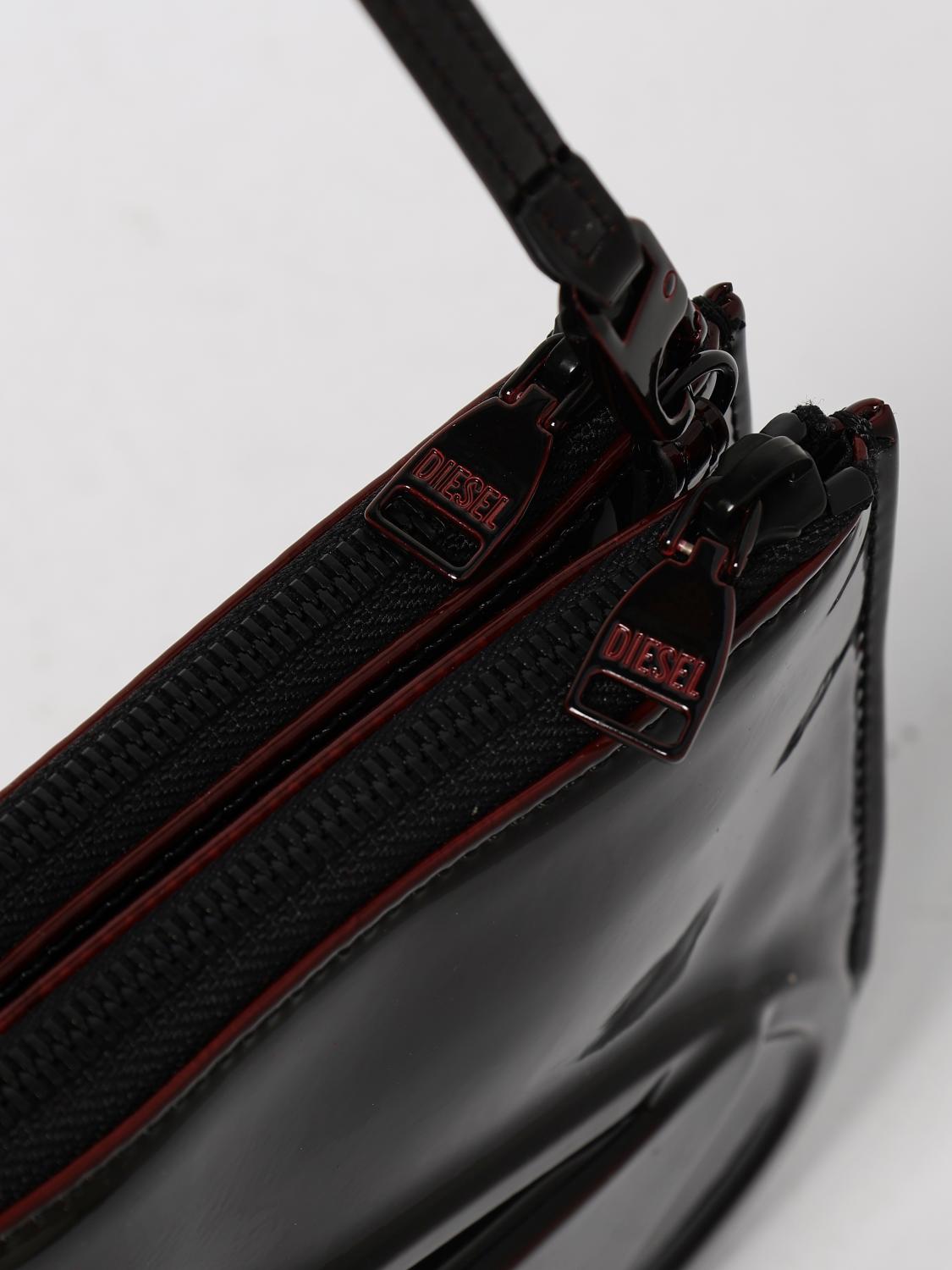 Diesel Shoulder Bag Woman Burgundy