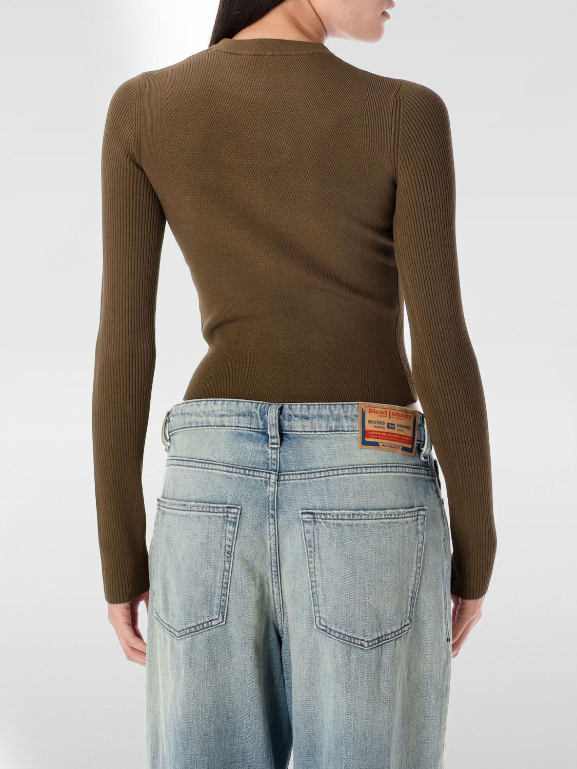 Diesel Sweater Woman Kaki