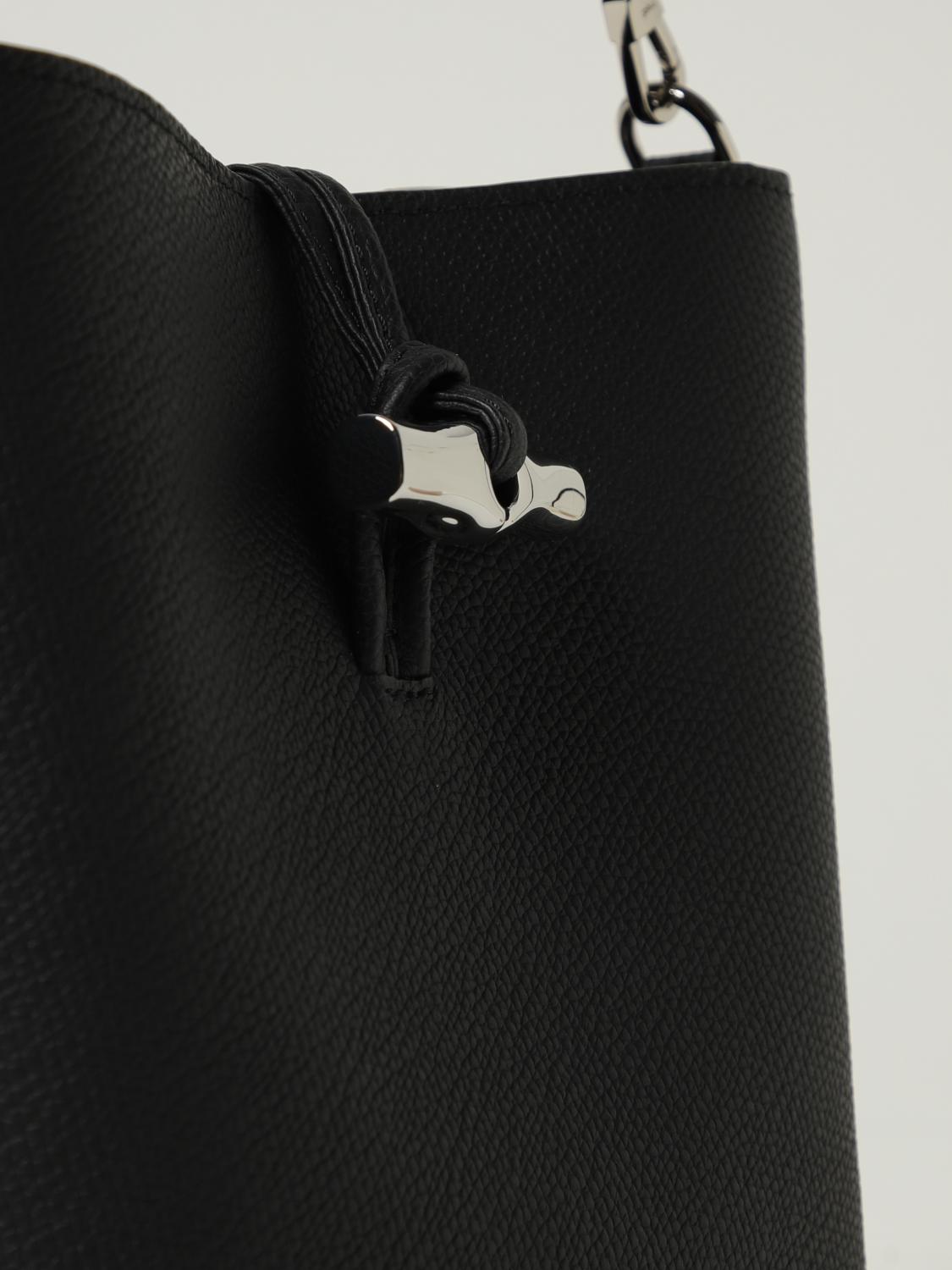Longchamp Shoulder Bag Woman Black