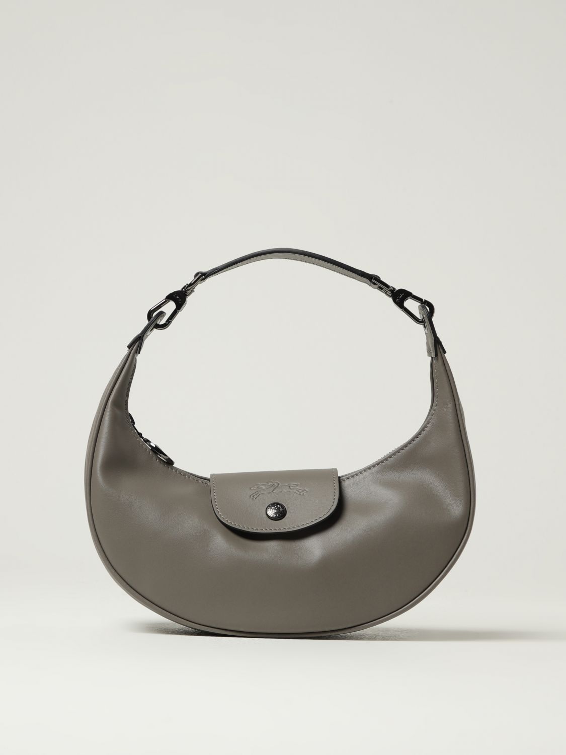 Longchamp Shoulder Bag Woman Dove Grey