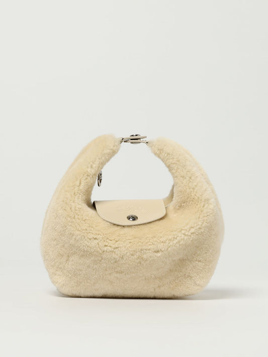 Longchamp Shoulder Bag Woman Natural