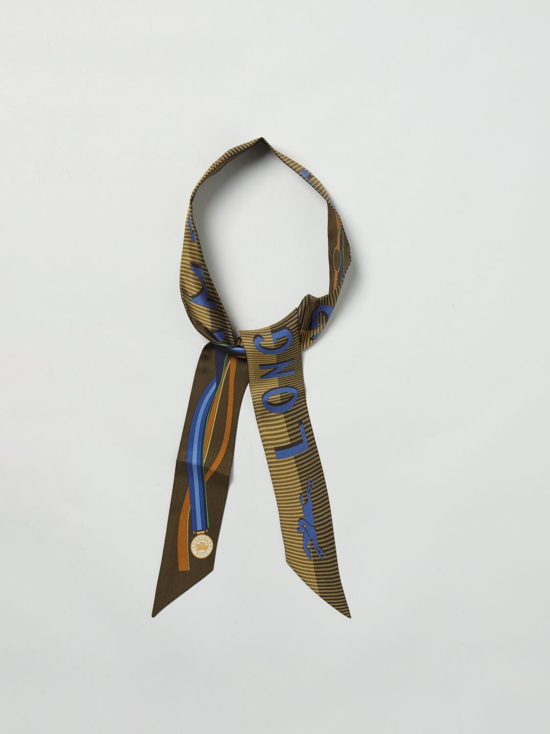Longchamp Neck Scarf Woman Ivory
