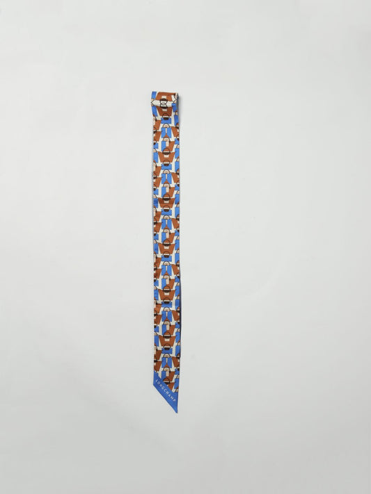 Longchamp Neck Scarf Woman Blue