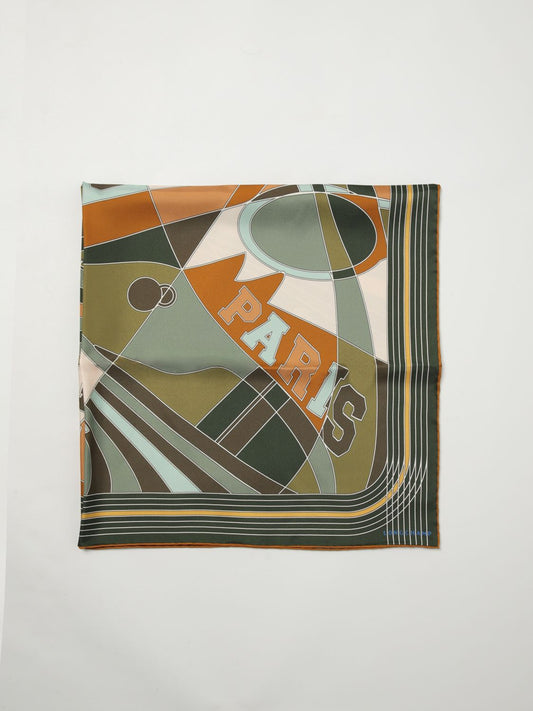 Longchamp Neck Scarf Woman Green