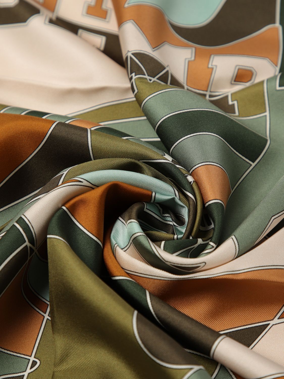 Longchamp Neck Scarf Woman Green