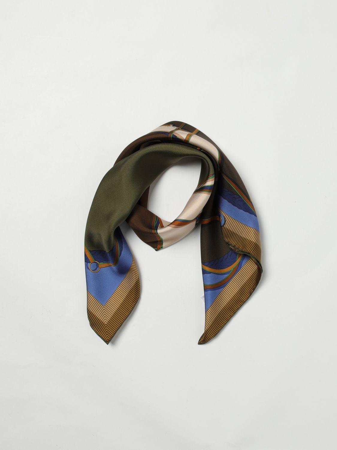 Longchamp Neck Scarf Woman Burgundy