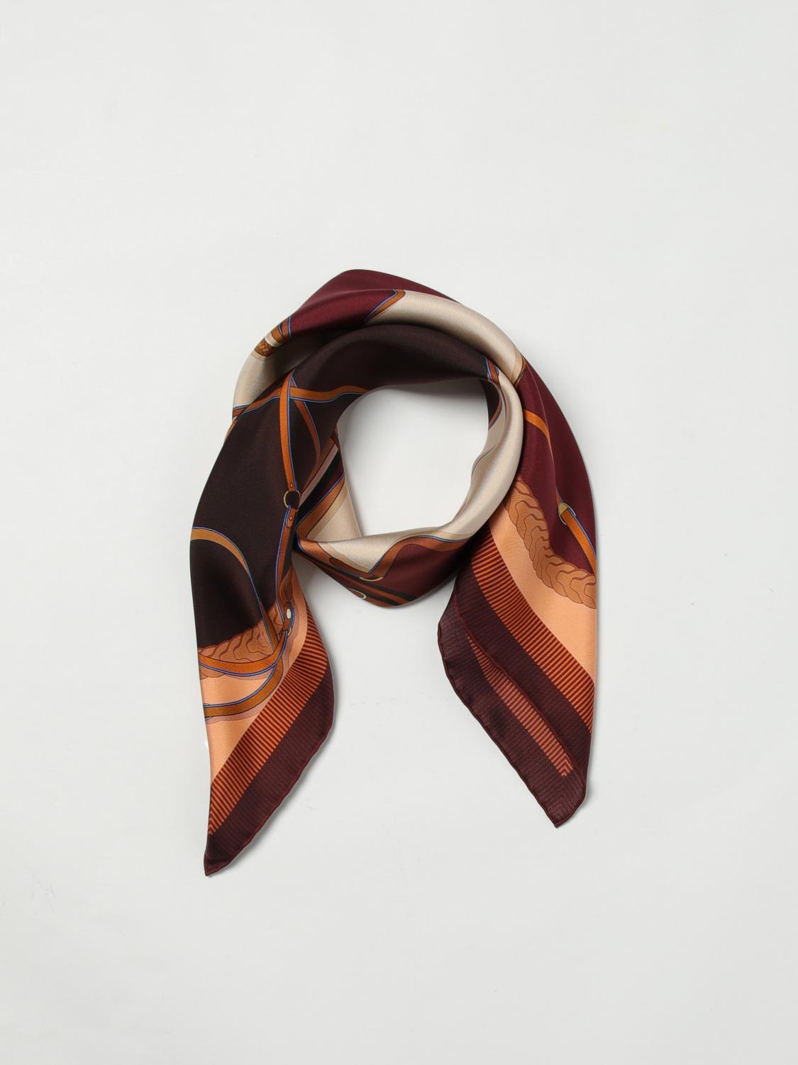 Longchamp Neck Scarf Woman Burgundy