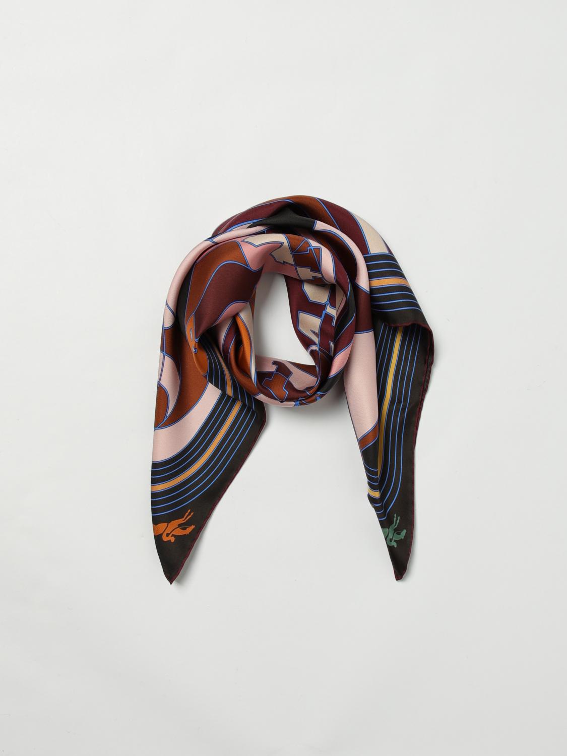 Longchamp Neck Scarf Woman Burgundy