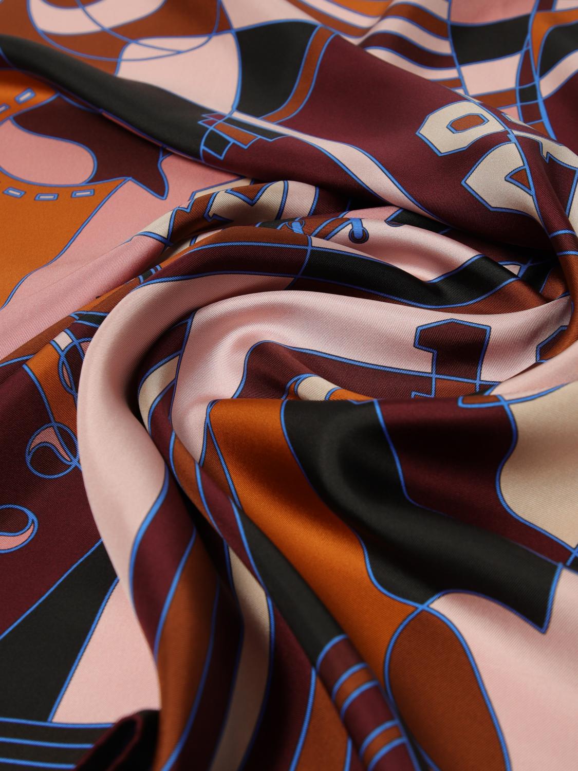 Longchamp Neck Scarf Woman Burgundy