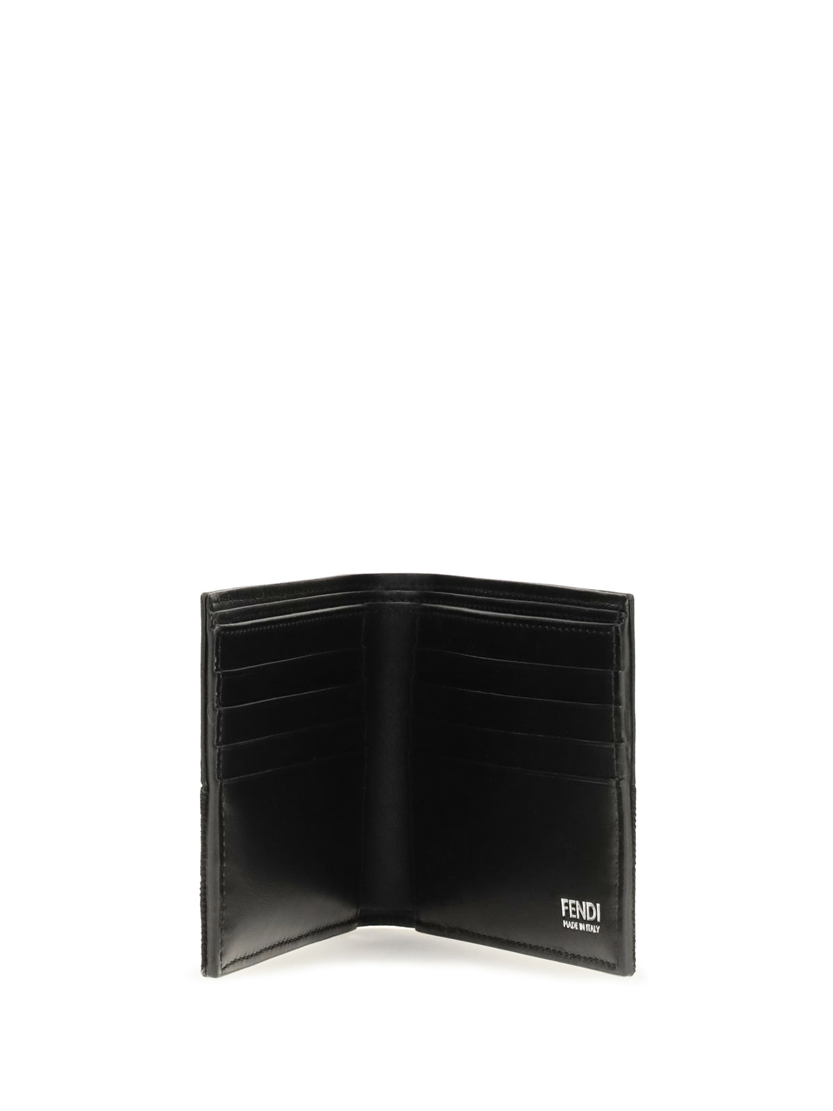Fendi FF jacquard bifold Wallet - Black