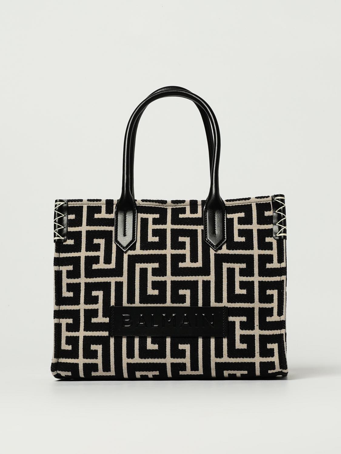 Balmain Tote Bags Woman Black