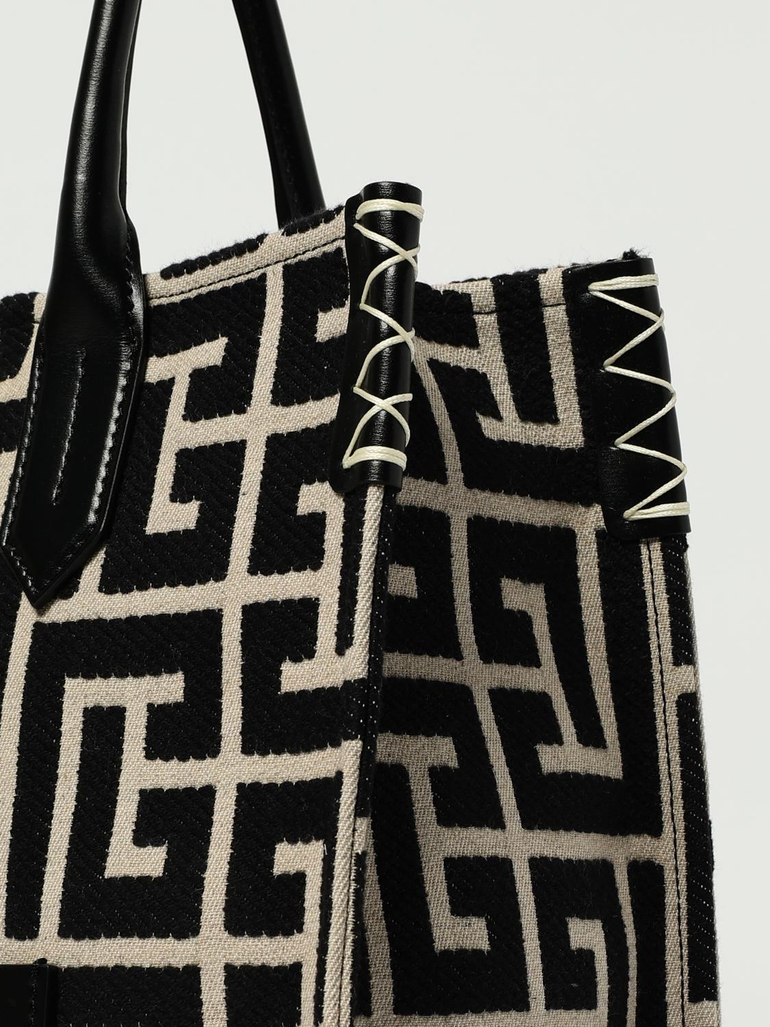 Balmain Tote Bags Woman Black