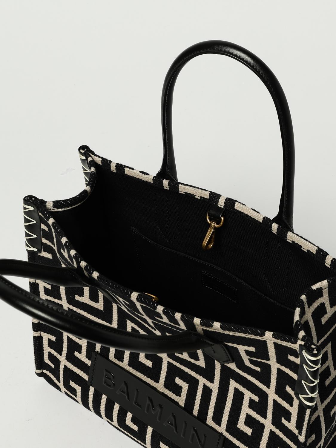 Balmain Tote Bags Woman Black