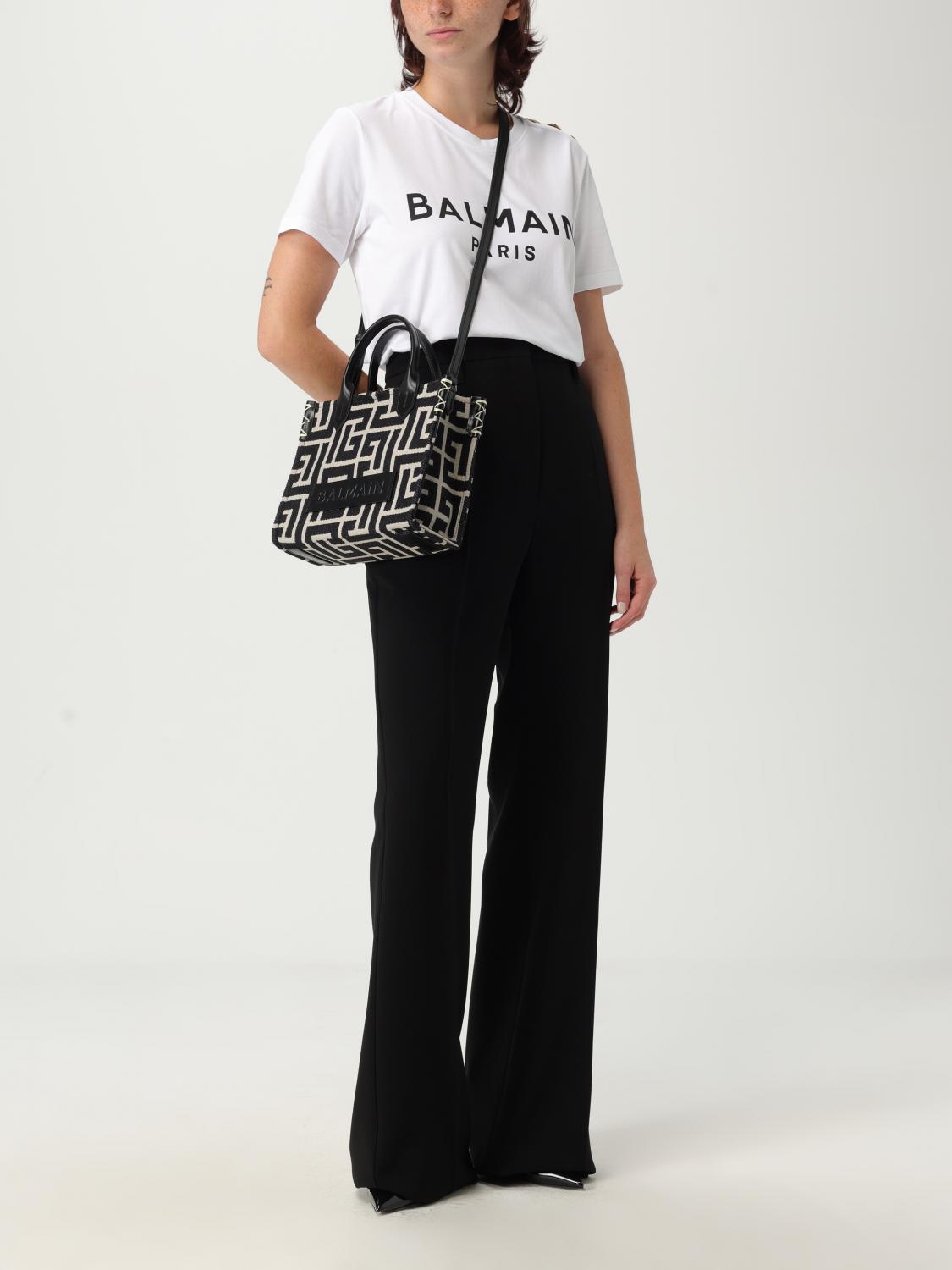 Balmain Shoulder Bag Woman Black