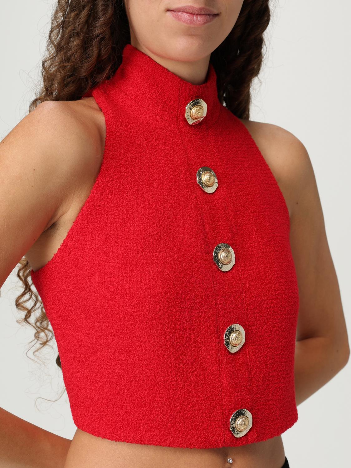 Balmain Top Woman Red