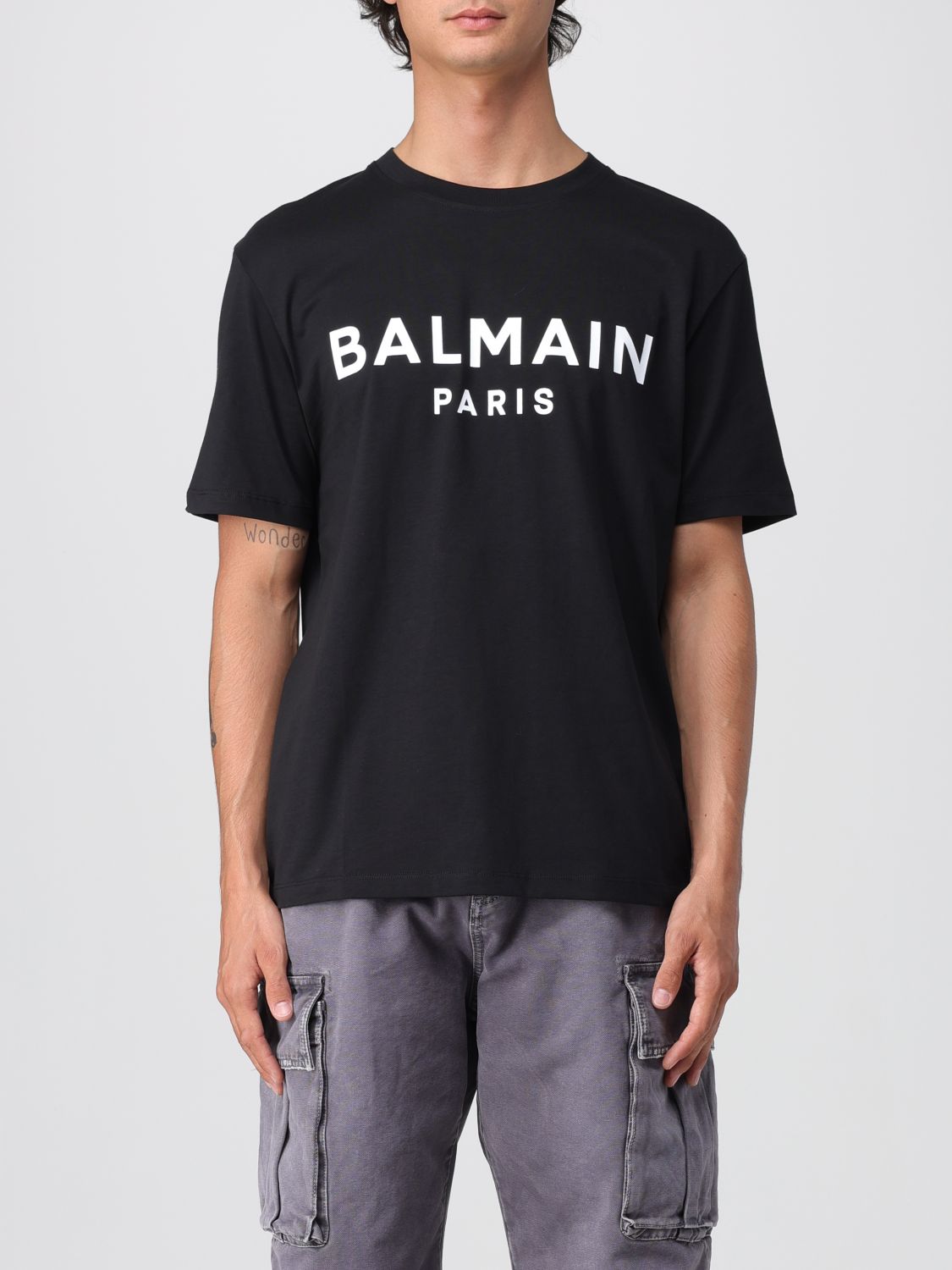 Balmain T Shirt Men Black