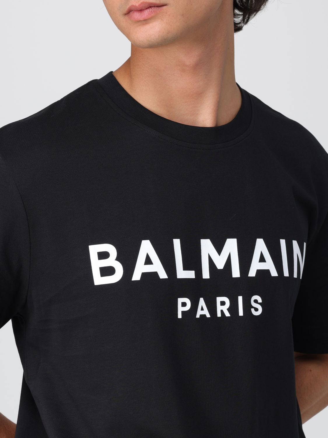 Balmain T Shirt Men Black