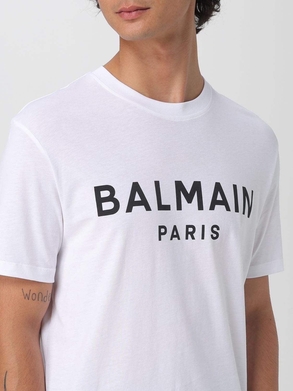 Balmain T Shirt Men Black