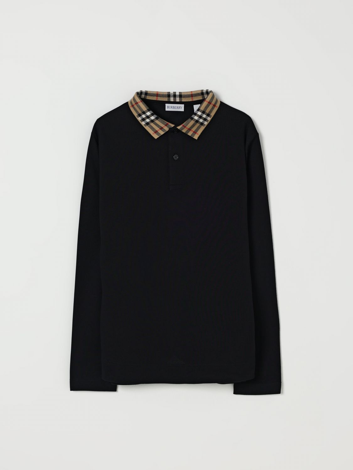 Burberry Polo Shirt Kids Black