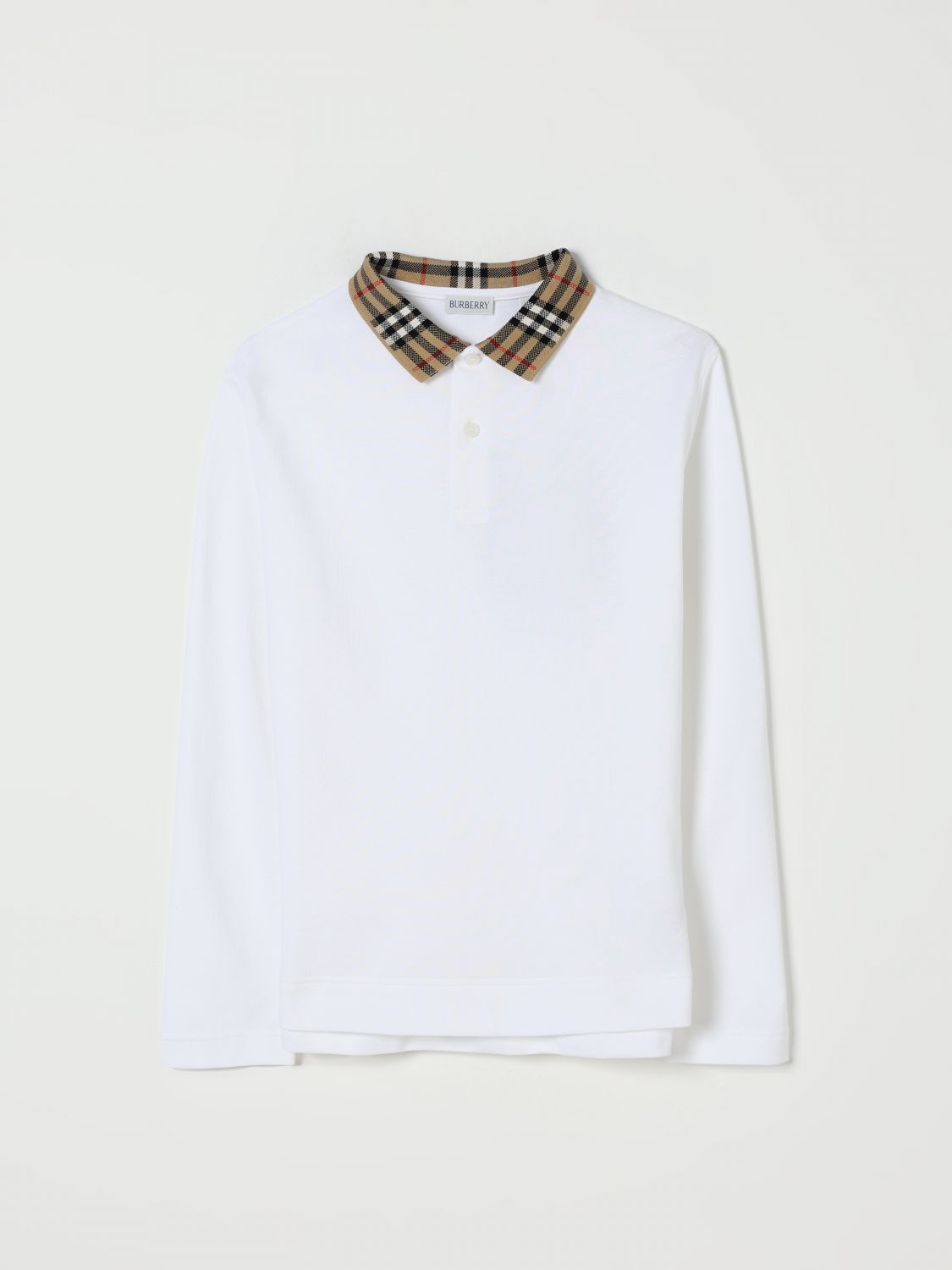 Burberry Polo Shirt Kids White