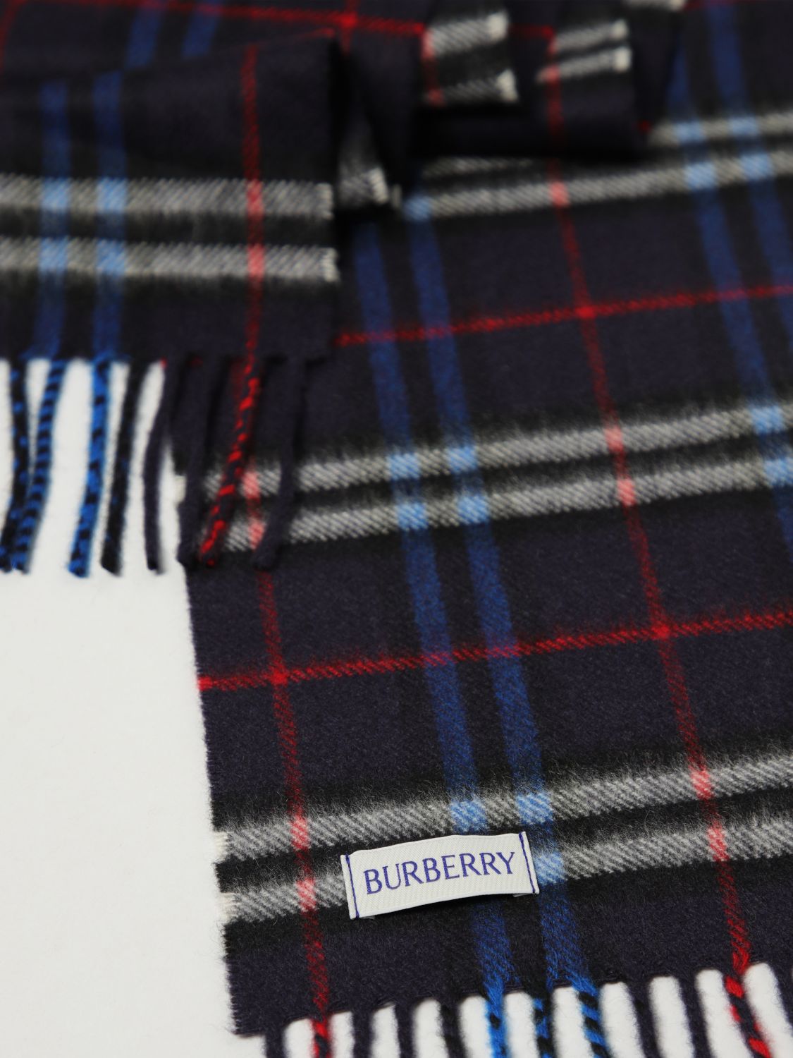 Burberry Scarf Kids Blue