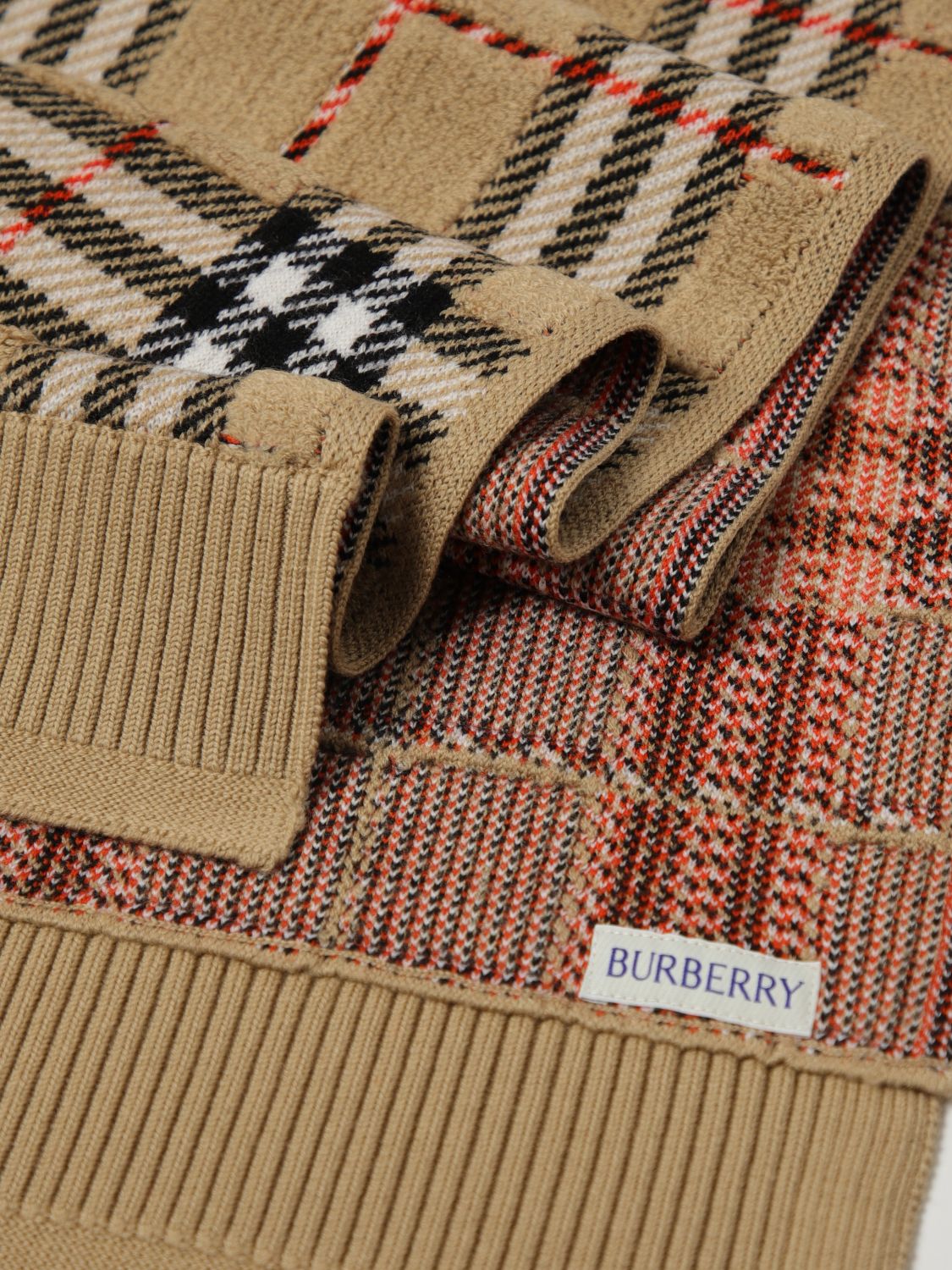 Burberry Scarf Kids Beige