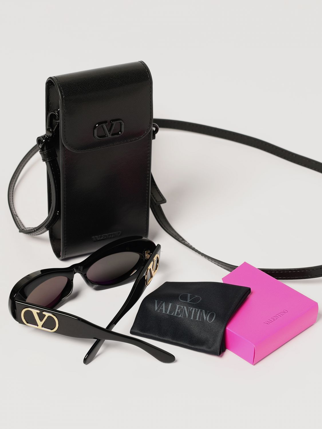 Valentino Sunglasses Woman Black