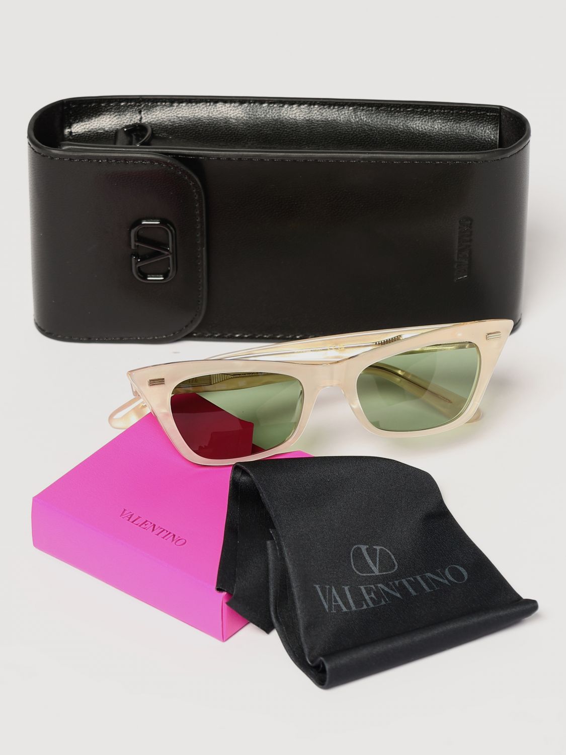 Valentino Sunglasses Woman Ivory