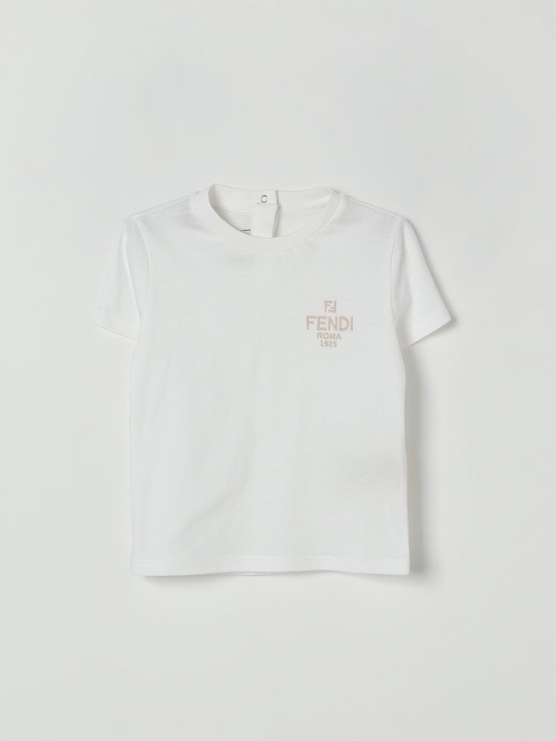 Fendi T Shirt Kids White