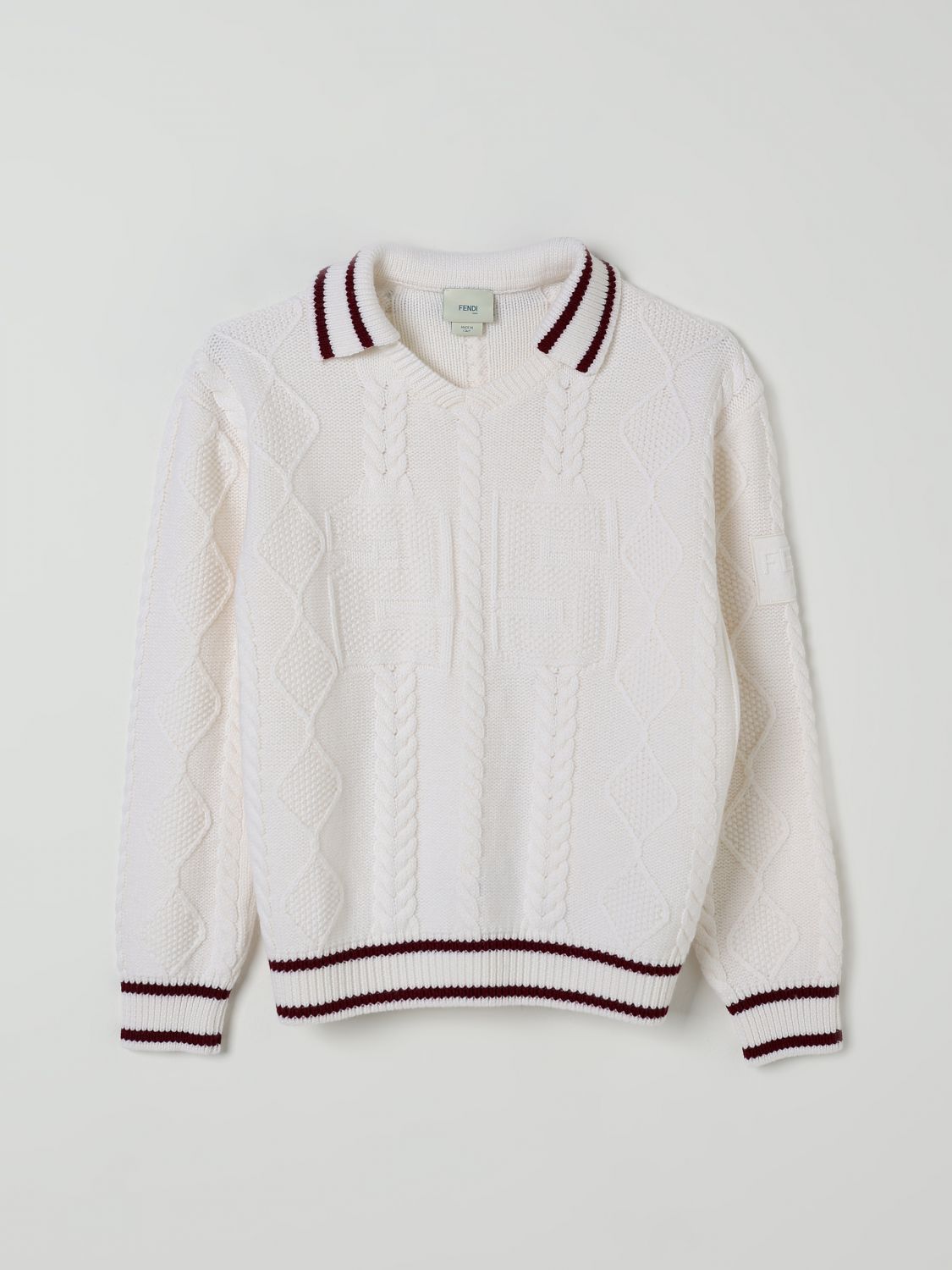 Fendi Sweater Kids White