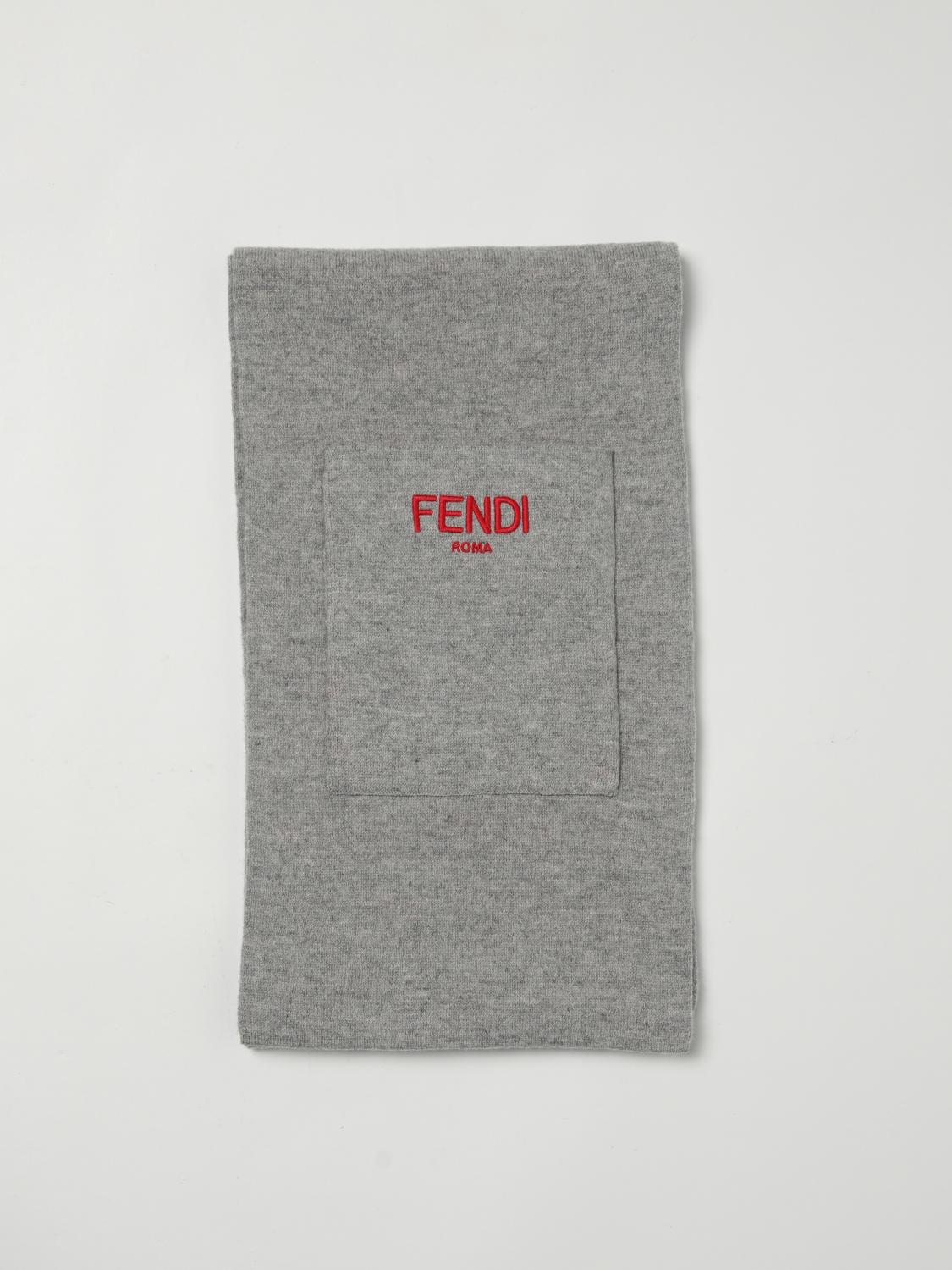 Fendi Scarf Kids Grey