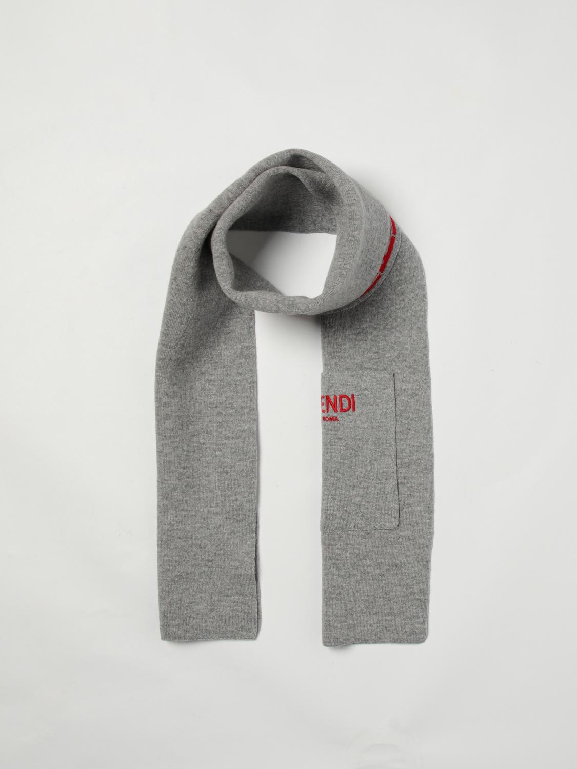 Fendi Scarf Kids Grey
