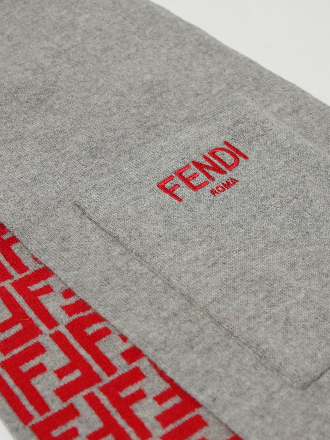 Fendi Scarf Kids Grey