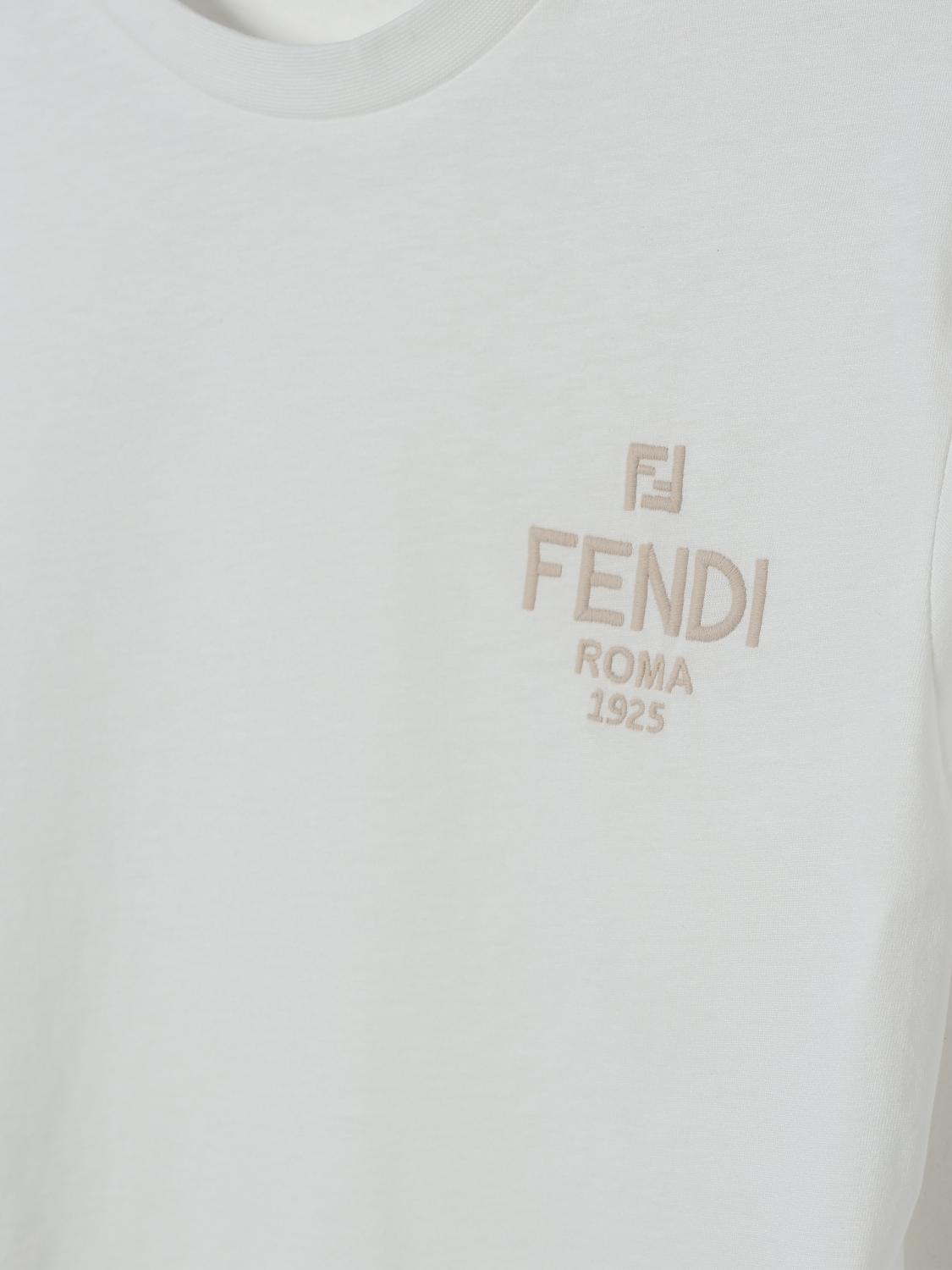 Fendi T Shirt Kids White