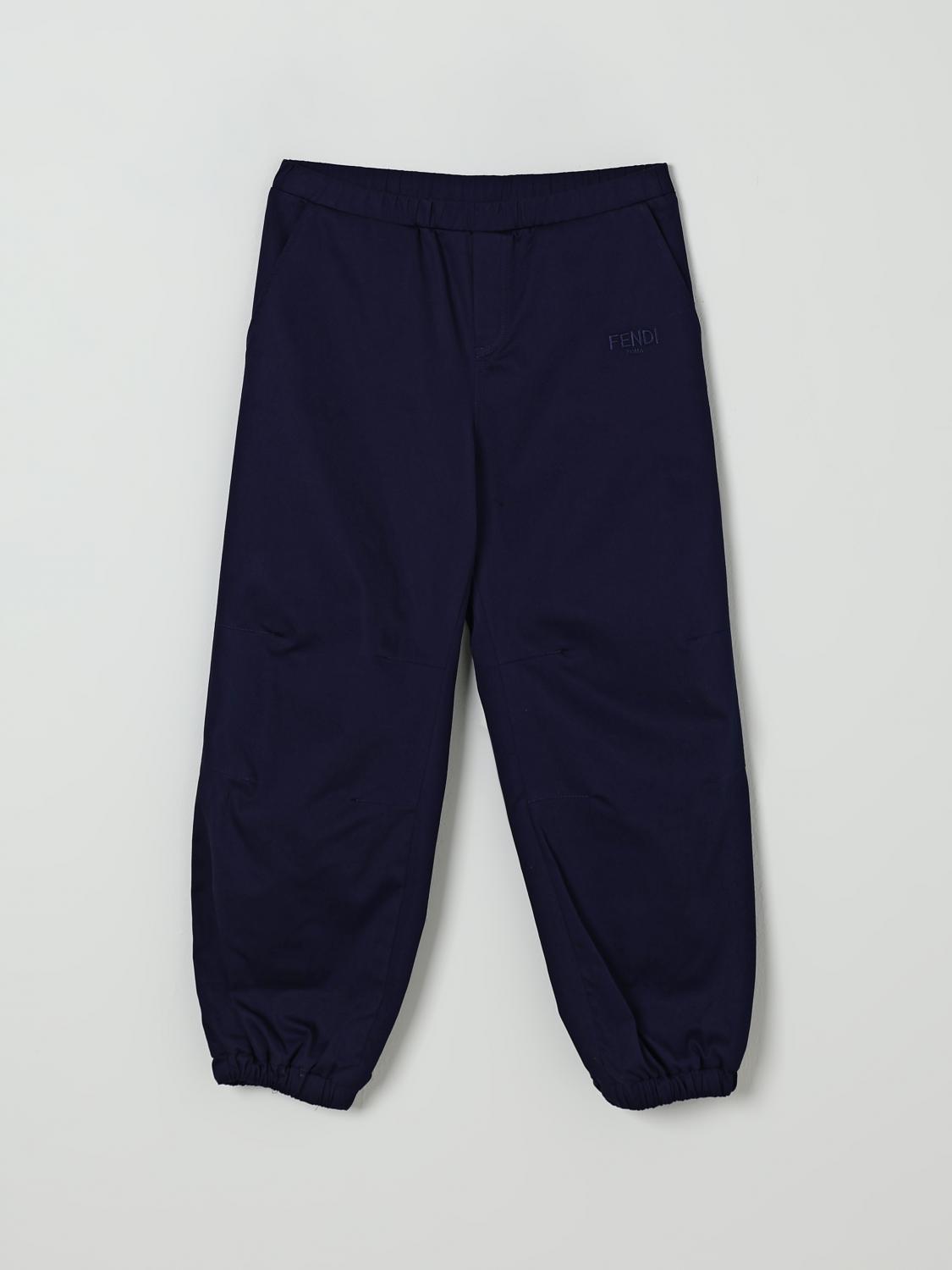 Fendi Pants Kids Blue