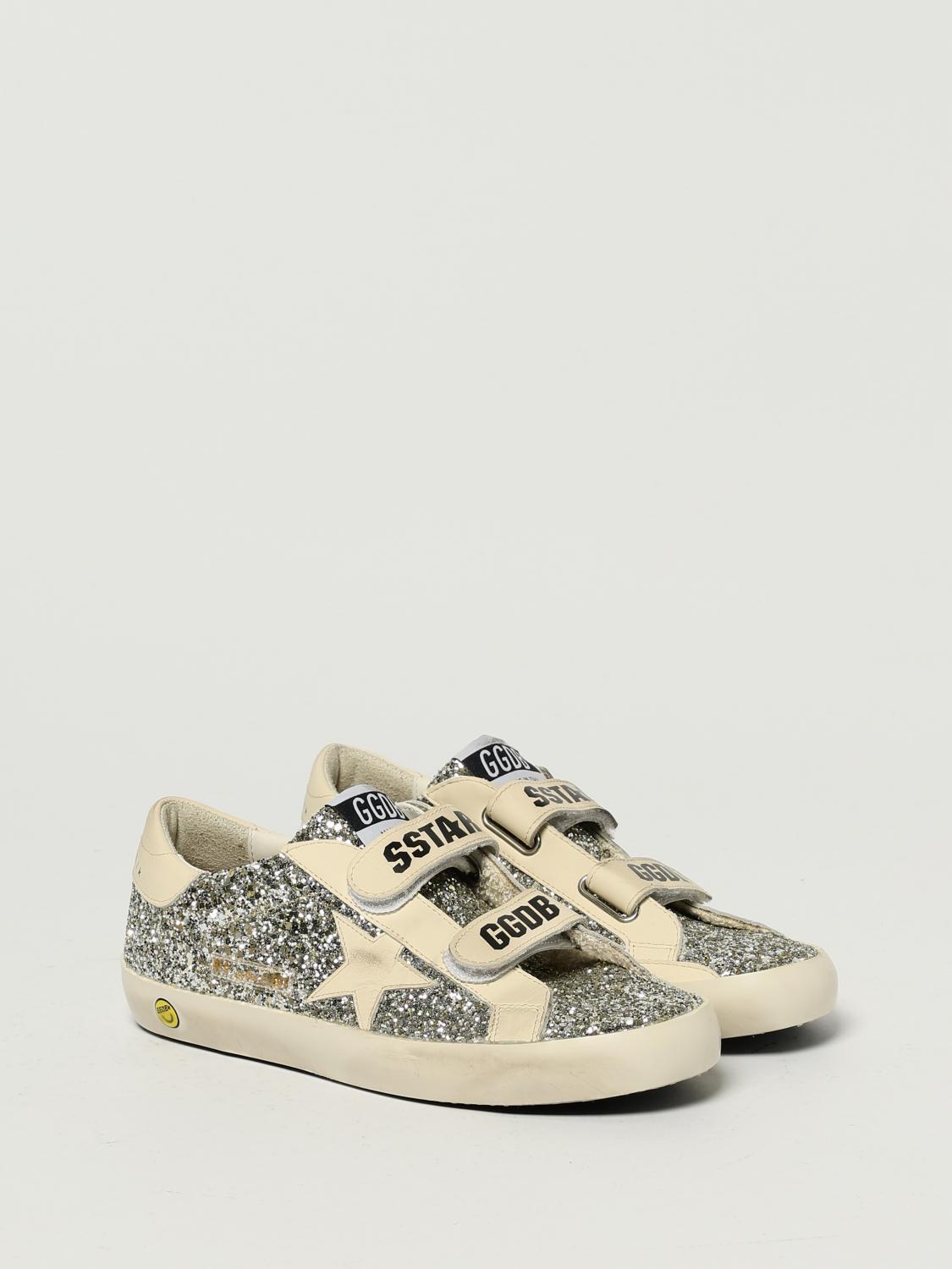 Golden Goose Sneakers Kids Silver