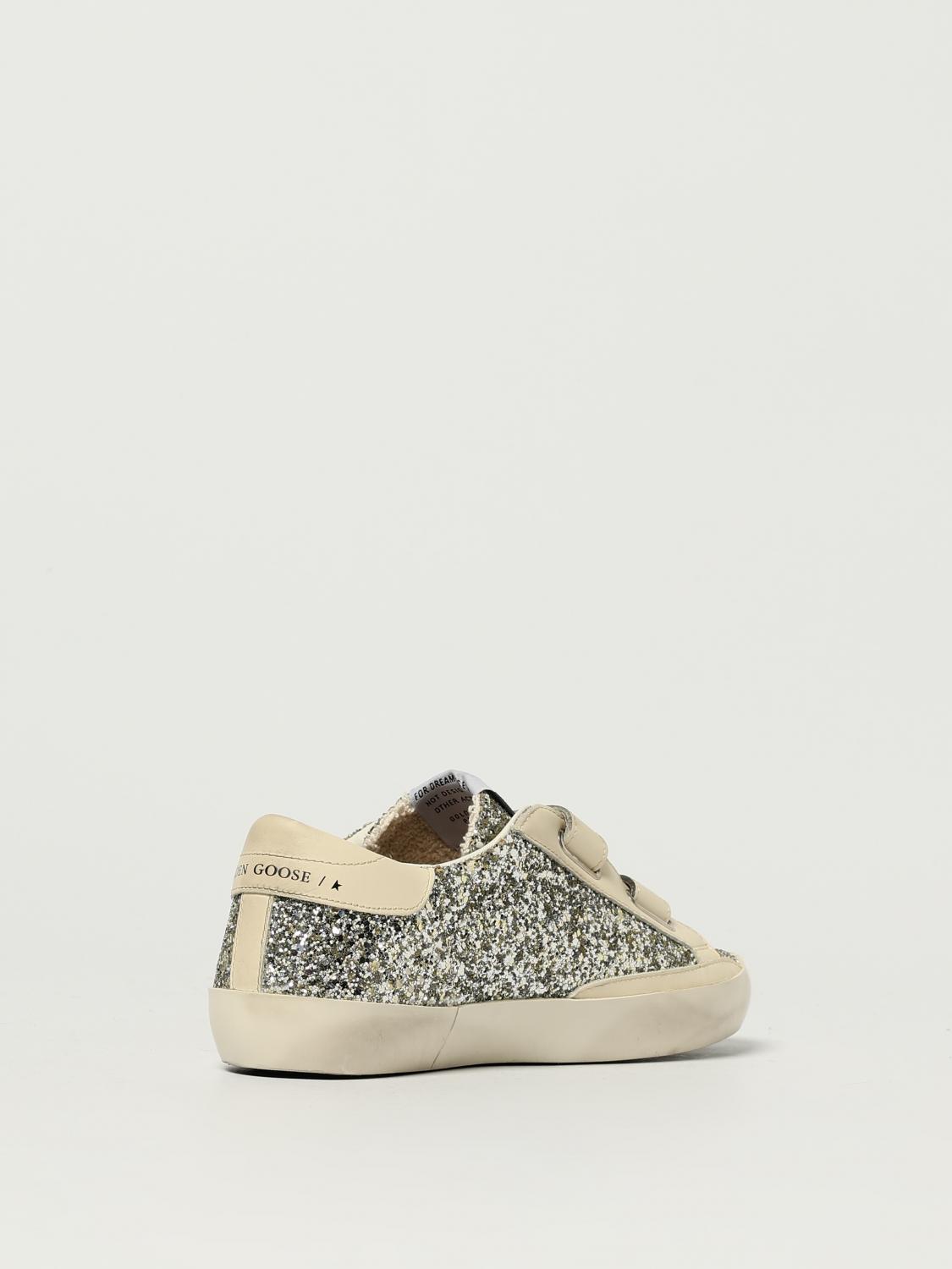 Golden Goose Sneakers Kids Silver