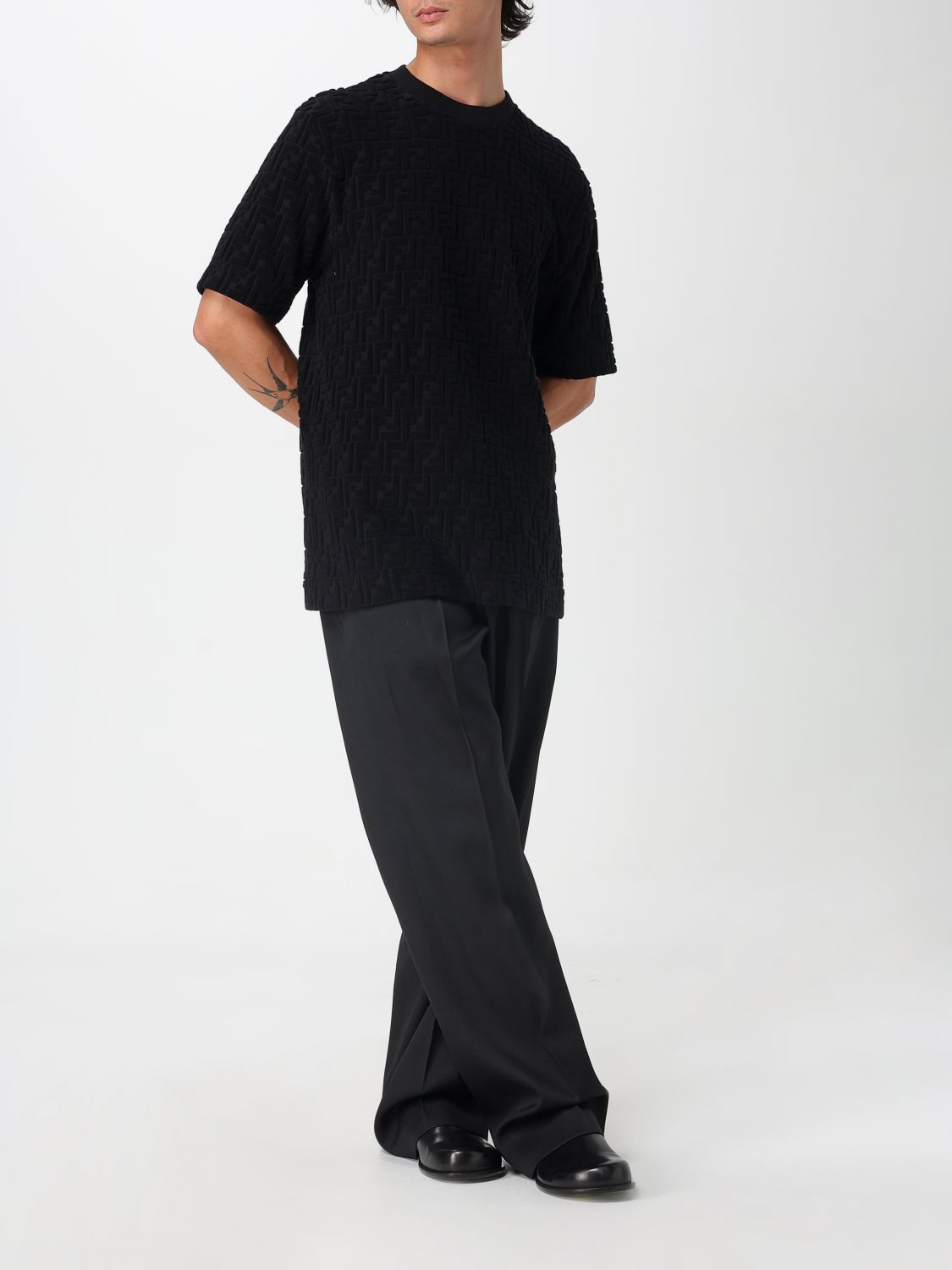 Fendi T Shirt Men Black