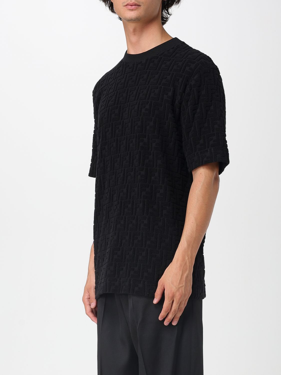 Fendi T Shirt Men Black