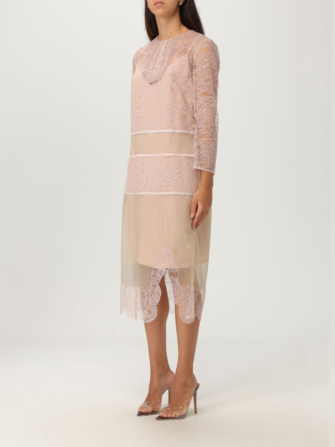 Fendi Dress Woman Blush Pink